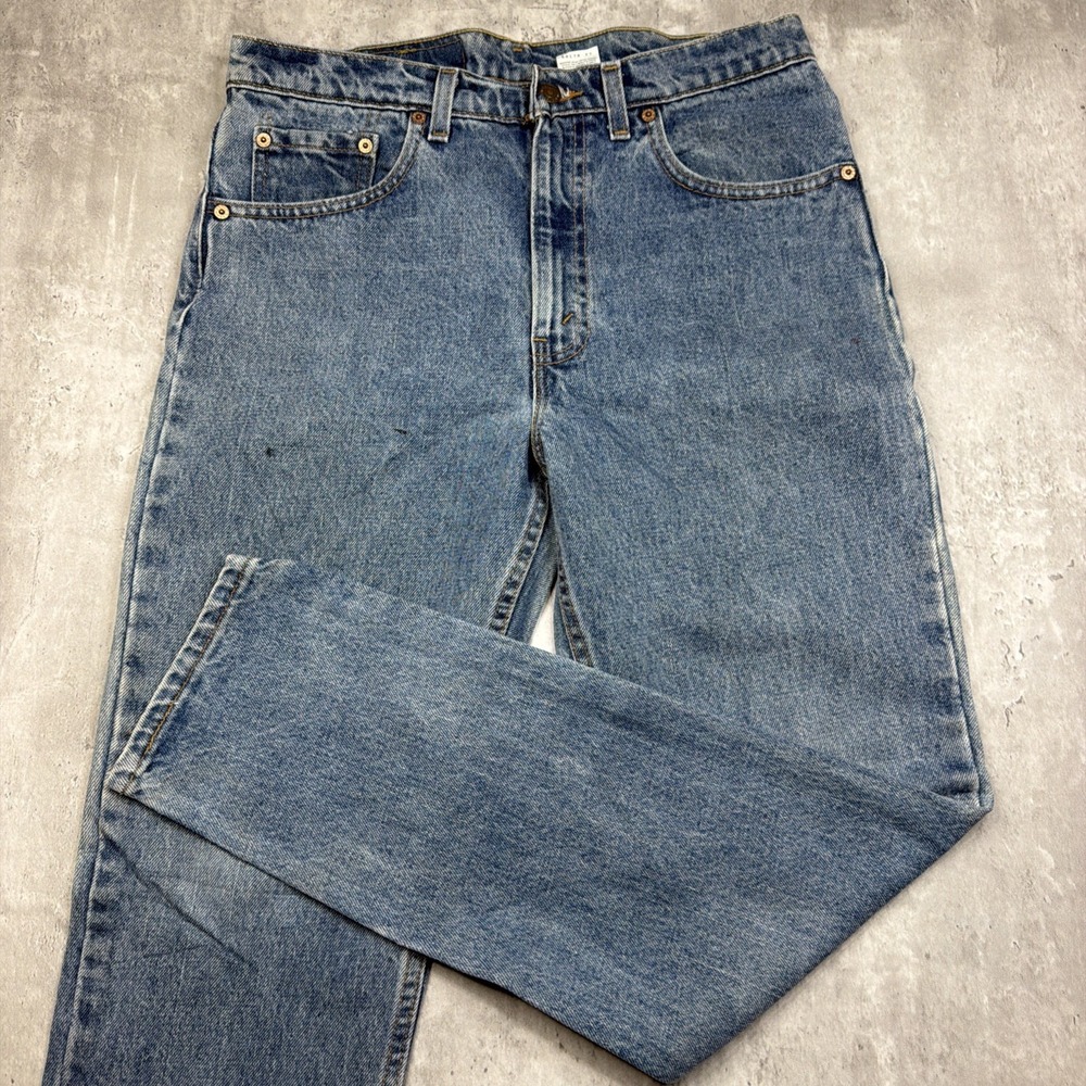 Vintage 90s Levis 512 Denim Jeans Mens 33x30 Light Wash Slim Taper Made In USA